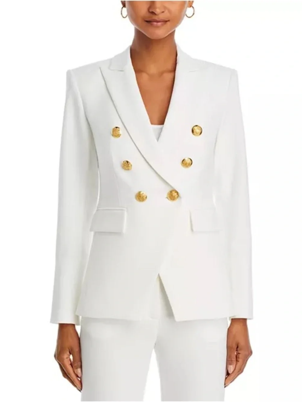 Veronica Beard - Miller Dickey Jacket Off-White & Gold- in size 6 - Picture 9 of 12